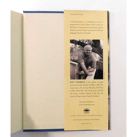 South of Broad by Pat Conroy 1st Edition 2009 Hardcover Dust Jacket - Picture 4 of 5